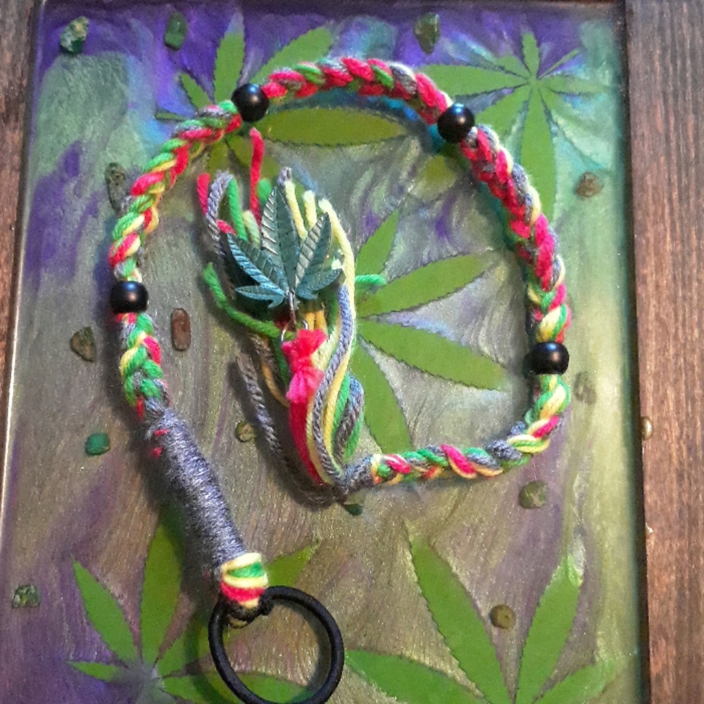Festival hairwrap rasta